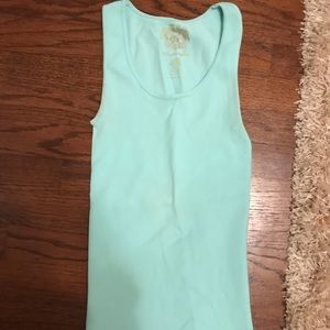 Teal Sugarlips Tank